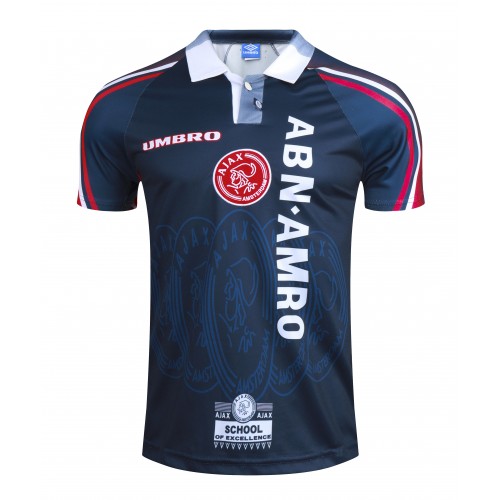 AFC Ajax Fodboldtrøjer Retro Udebanesæt 1997-1998 Kort ærmer AFC Ajax Fodboldtrøjer Retro Udebanesæt 1997-1998 Kort ærmer